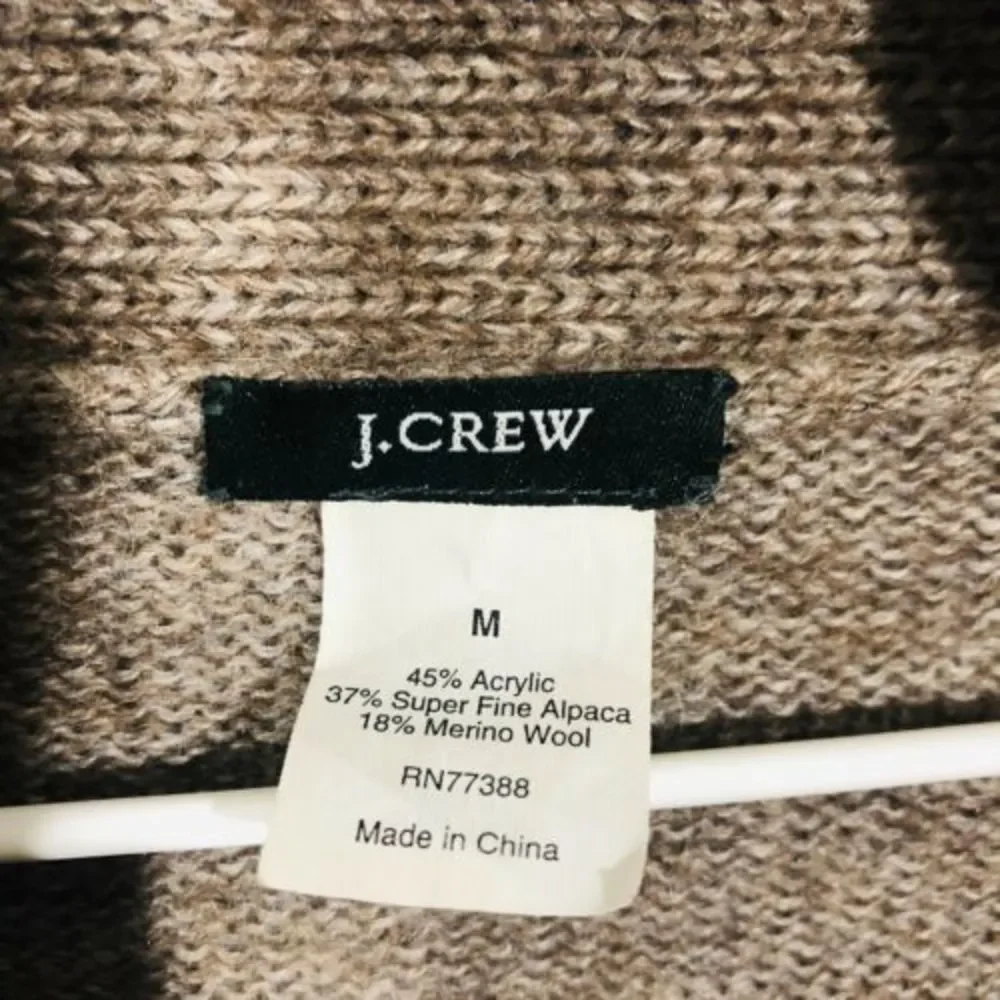 J.Crew wool Blend women's long sleeve sweater Size M.